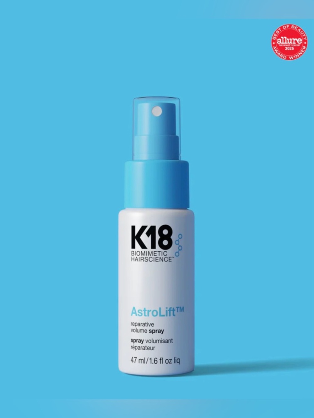 K18 mini AstroLift™ reparative volume spray